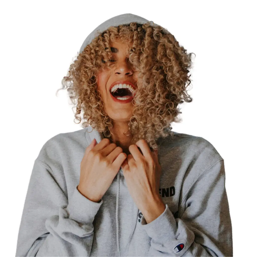 Girl laughning