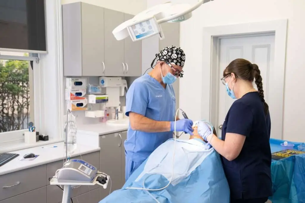 ZAGA Center Adelaide - working with a patient