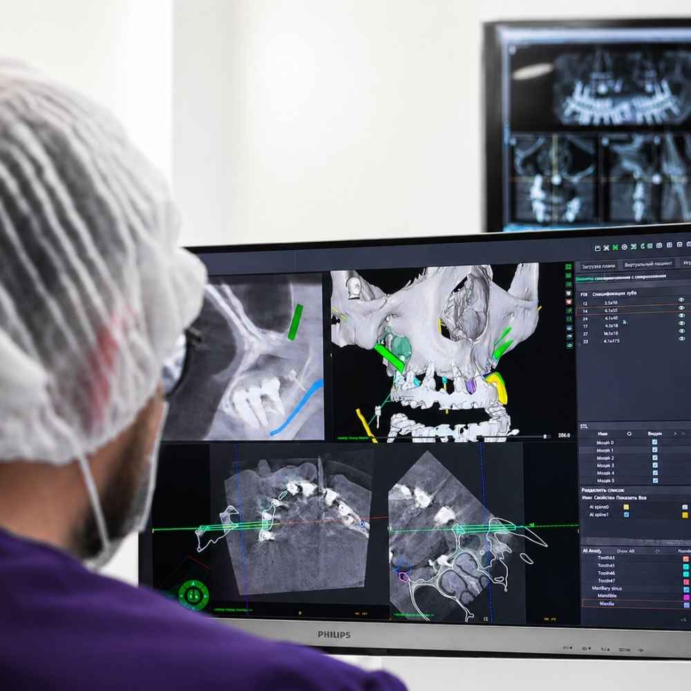 ZAGA Center Moscow West clinic CT scan.